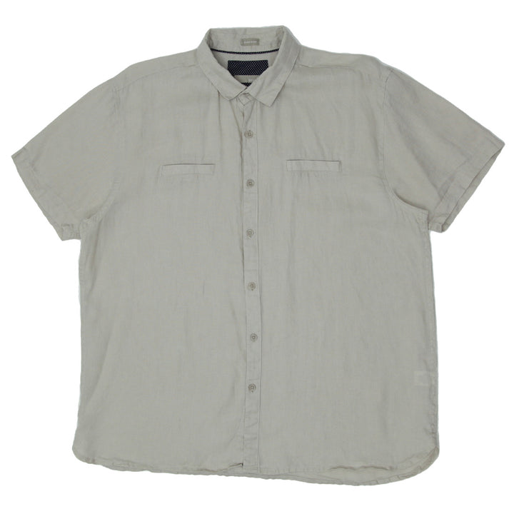 Mens Bruno Pure Linen Short Sleeve Shirt