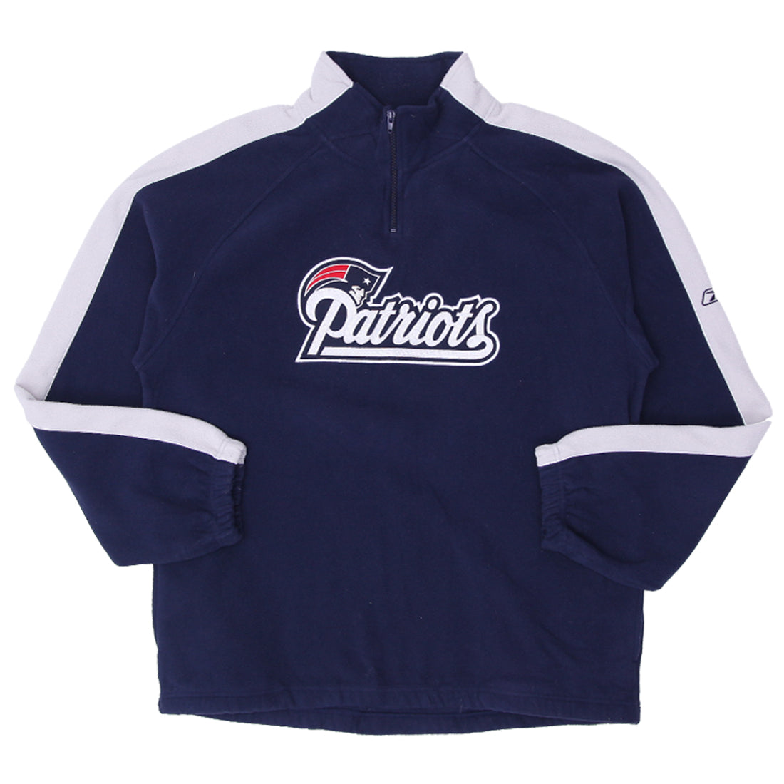 Newest New England Patriots Reebok Vintage Quarter Zip Fleece