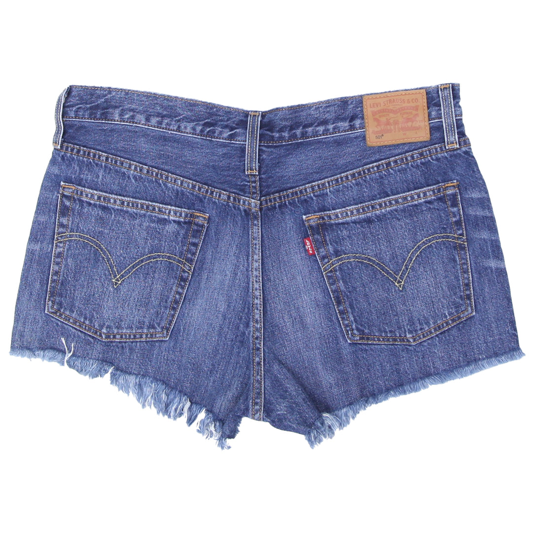 Ladies Levi Strauss 501 Button Fly Denim Shorts