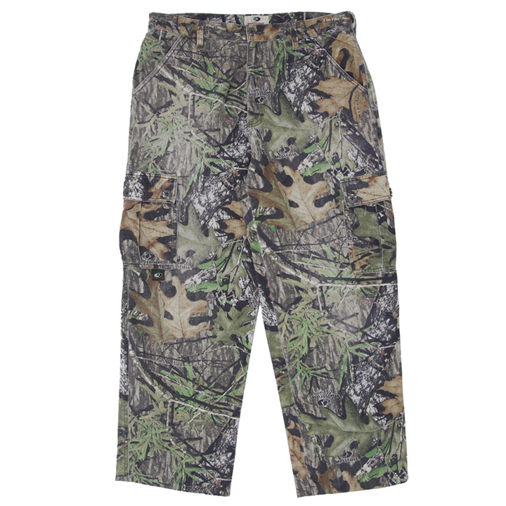 Mens Mossy Oak Forest Camo Cargo Midweight Pants