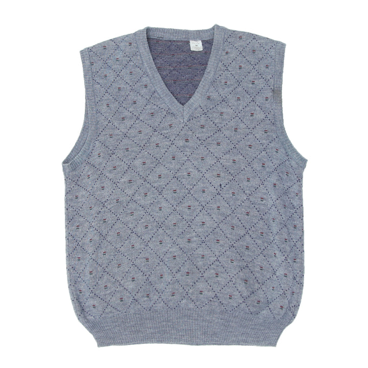 Mens V-Neck Wool Blend Sweater Vest