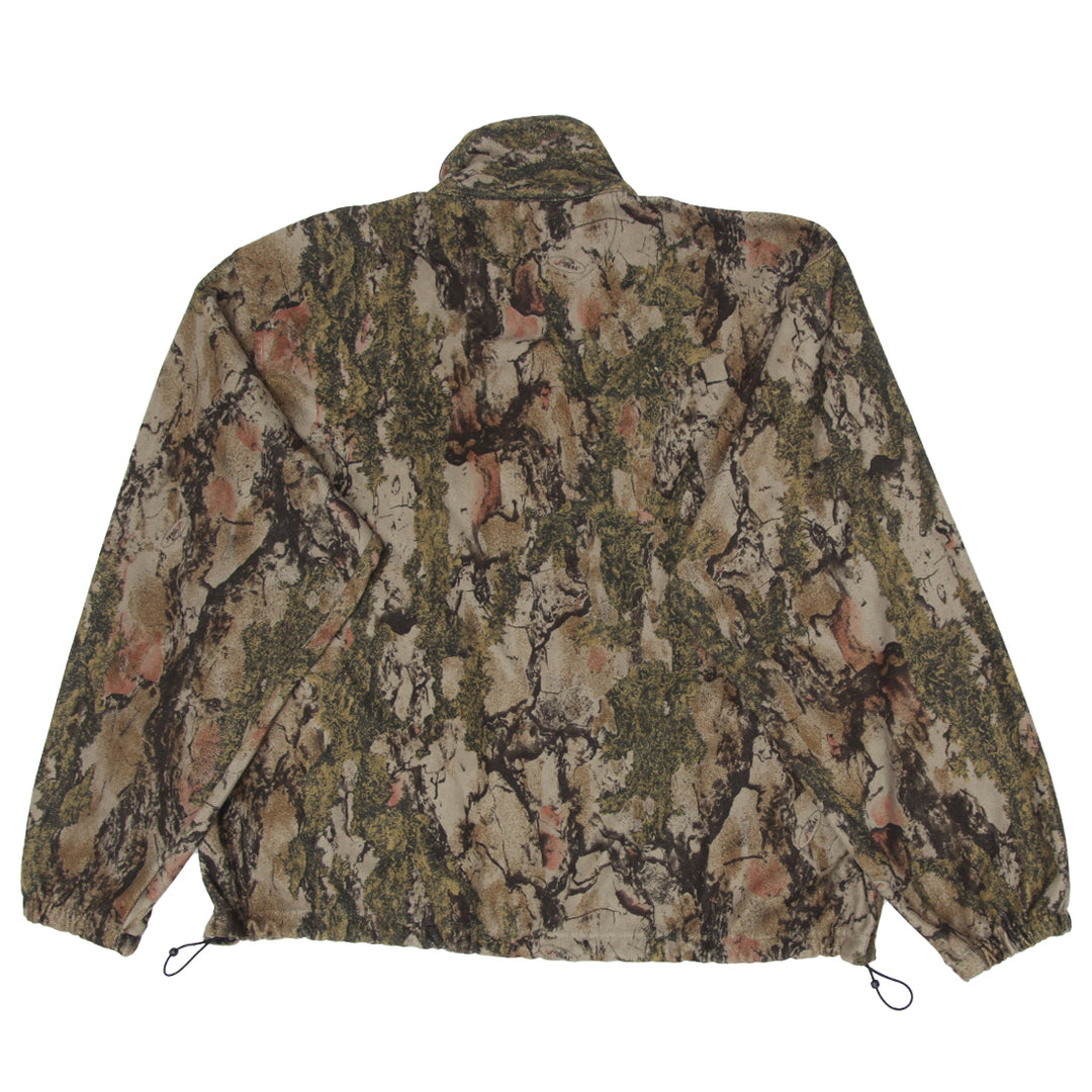 Mens Yukon Gear  Full Zip Forest Camo Jacket