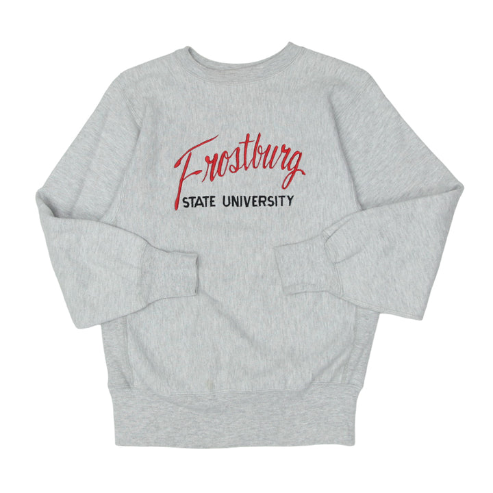 Vintage Champion Reverse Weave Frostburg University NCAA Sweatshirt Made In USA