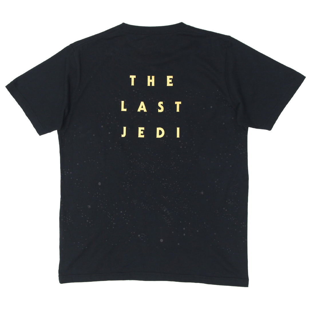 Mens UniQlo Star Wars The Last Jedi Black T-Shirt