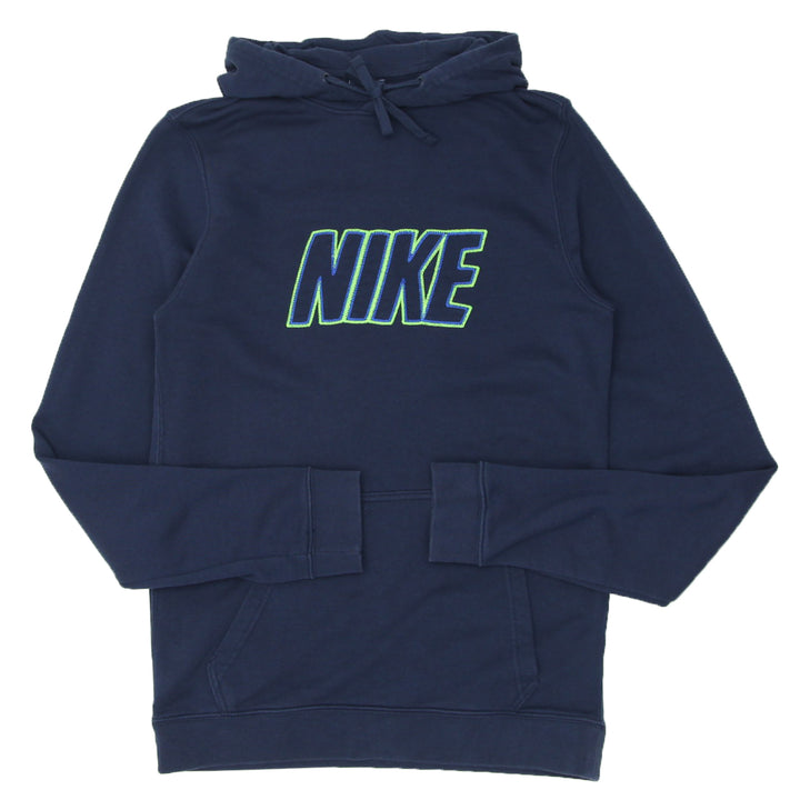 Mens Nike Spell Out Navy Pullover Hoodie