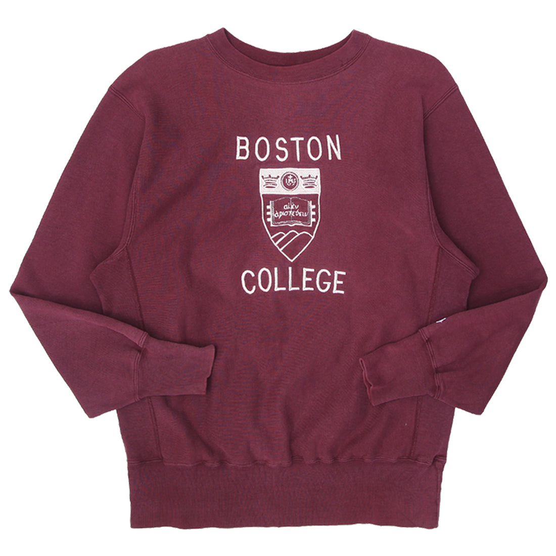 Vintage Champion Reverse Weave Boston College Embroidered Sweatshirt M Fashion Rerun Vintage