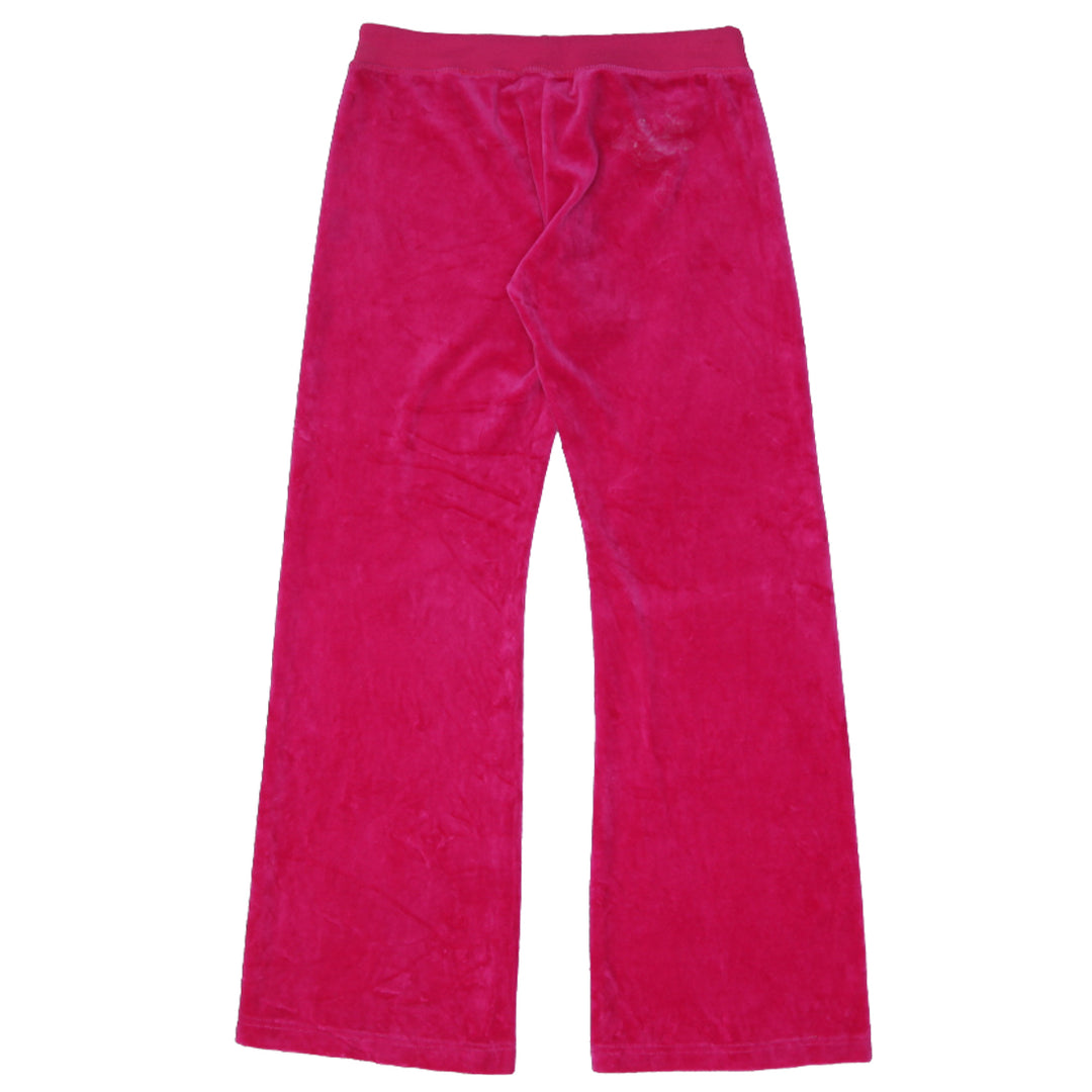 Y2K Juicy Couture Low Rise Velour Pink Track Pants