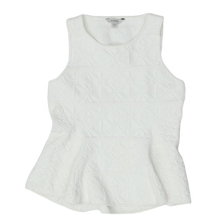 Ladies Guess Sleeveless Peplum Top