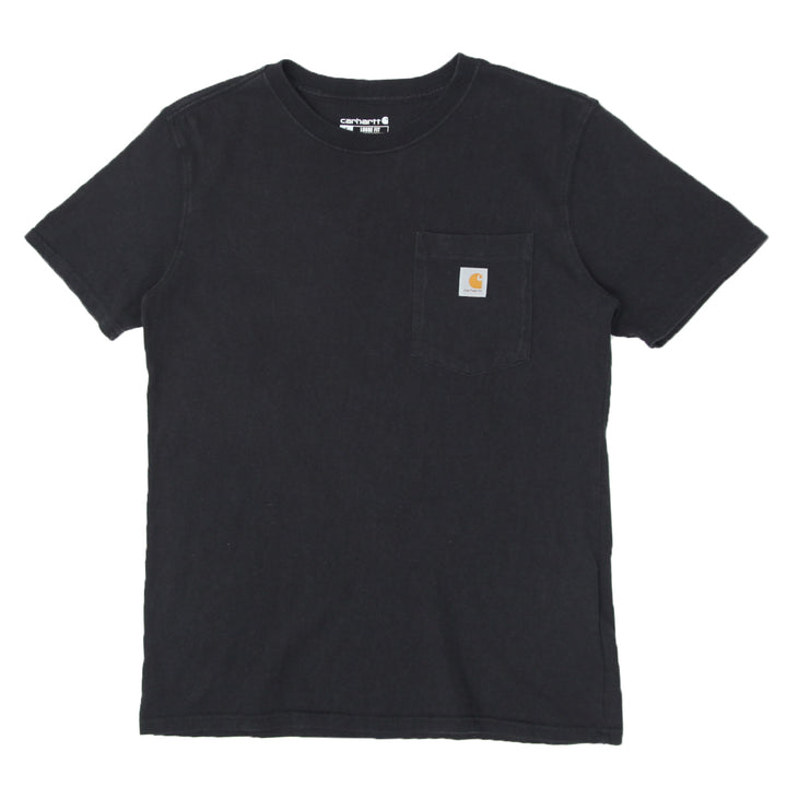 Ladies Carhartt Loose Fit Black Pocket T-Shirt