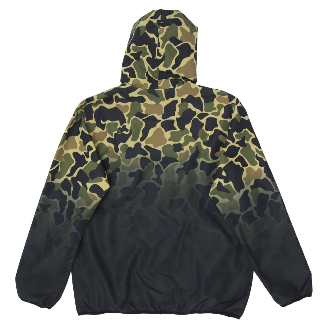 Mens Adidas Originals Embroidered Camo Hooded Waterproof Jacket