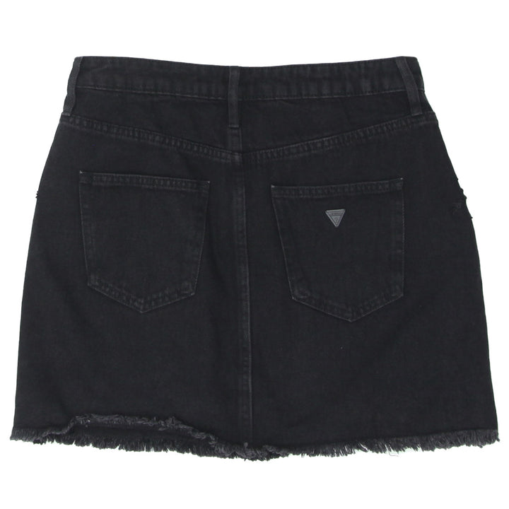 Ladies Guess Beaded Black Mini Skirt