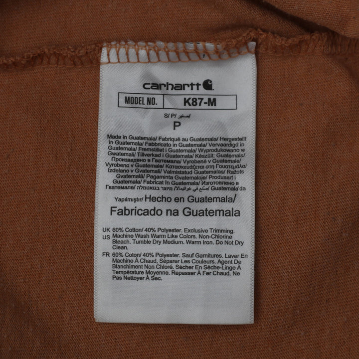 Mens Carhartt Loose Fit Pocket T-Shirt Orange