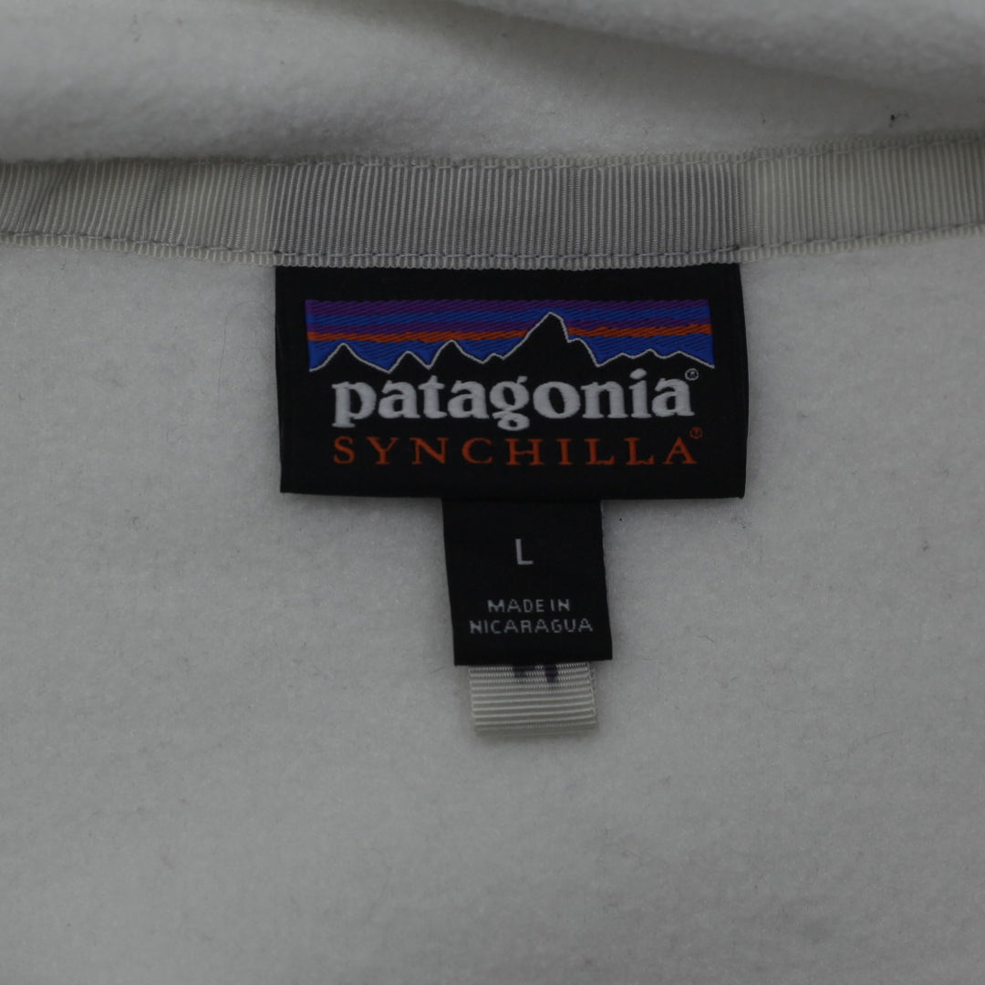 Ladies Patagonia Synchilla Snap T Black Fleece Pullover