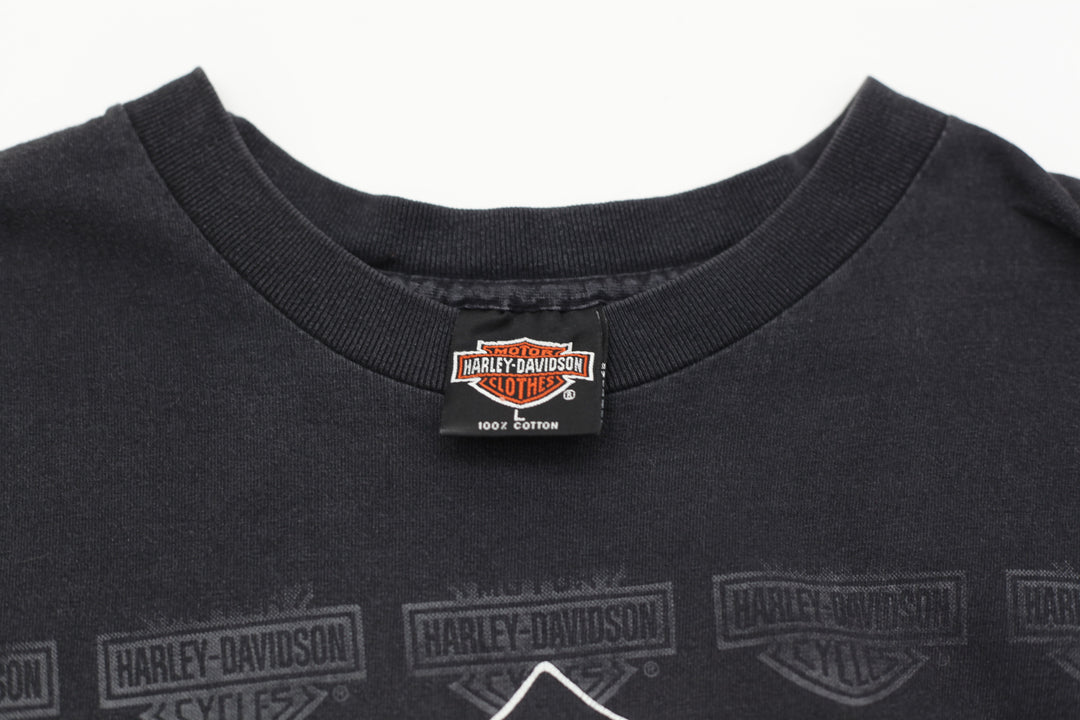 1991 Vintage Harley Davidson Tazmanian T-Shirt S.Stitch Made In USA L