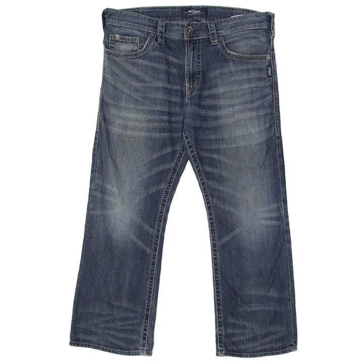 Mens Y2K Silver Jeans Zac Relaxed Jeans