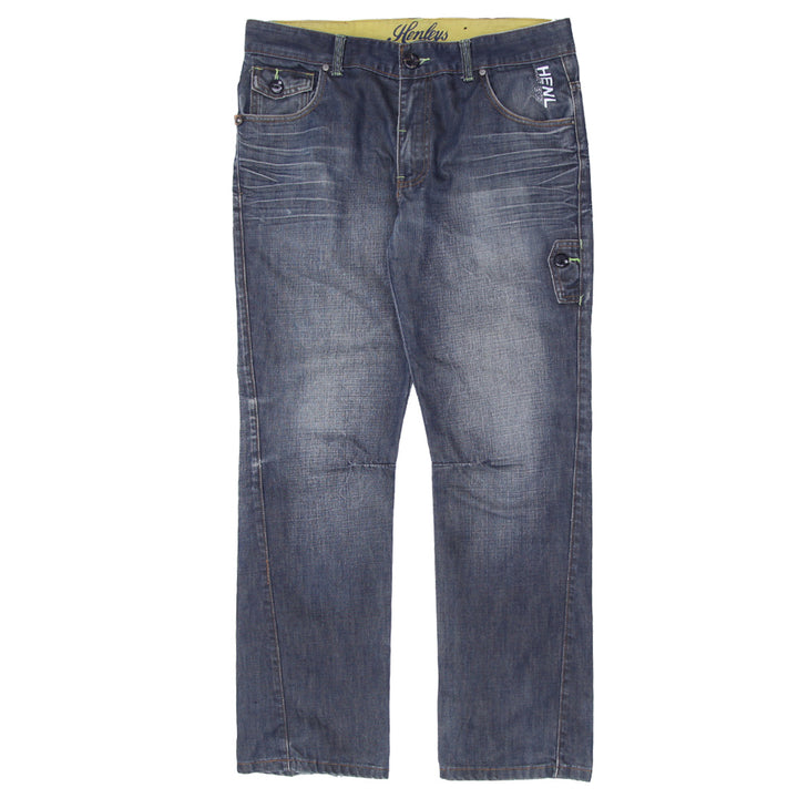 Mens Y2K Henleys Jeans