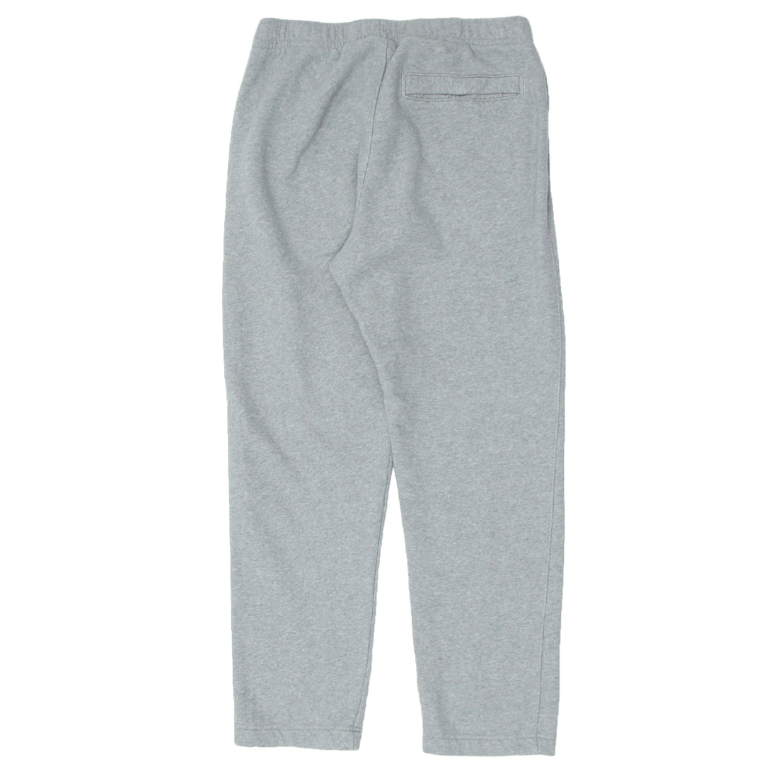 Mens Embroidered Nike Logo Gray Sweat Pants