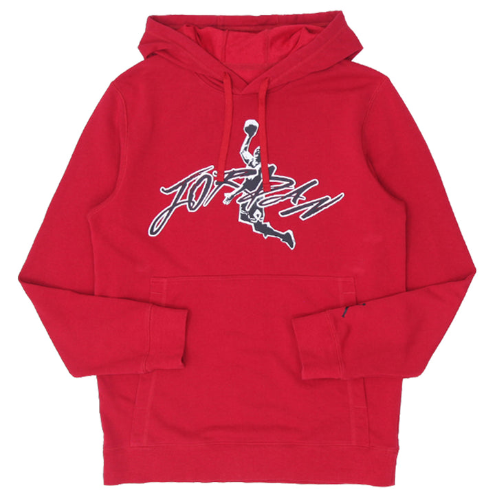 Mens Air Jordan Red Pullover Hoodie