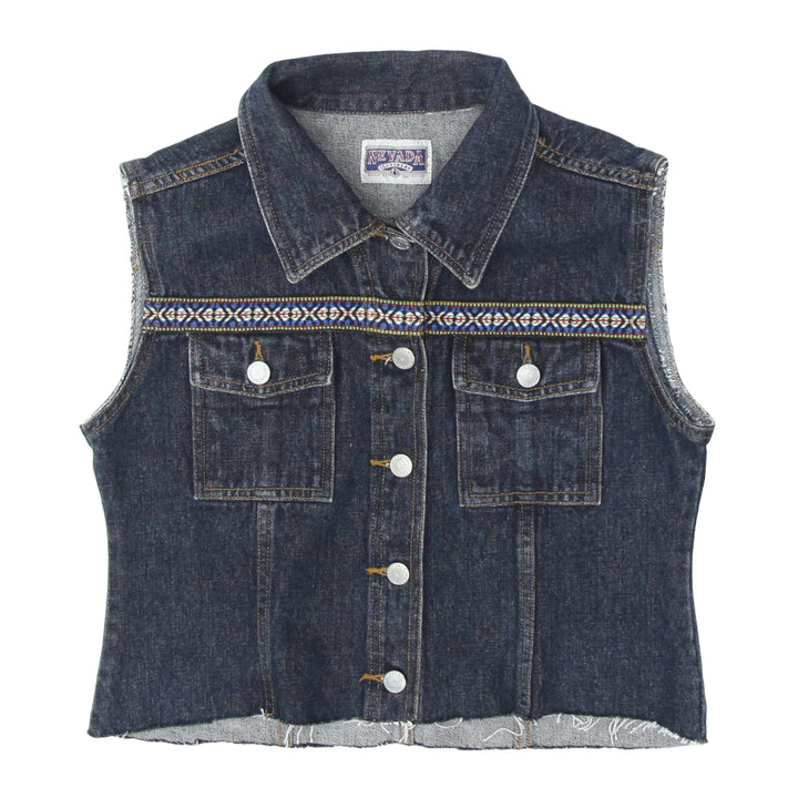 Ladies Nevada Sleeveless Denim Top