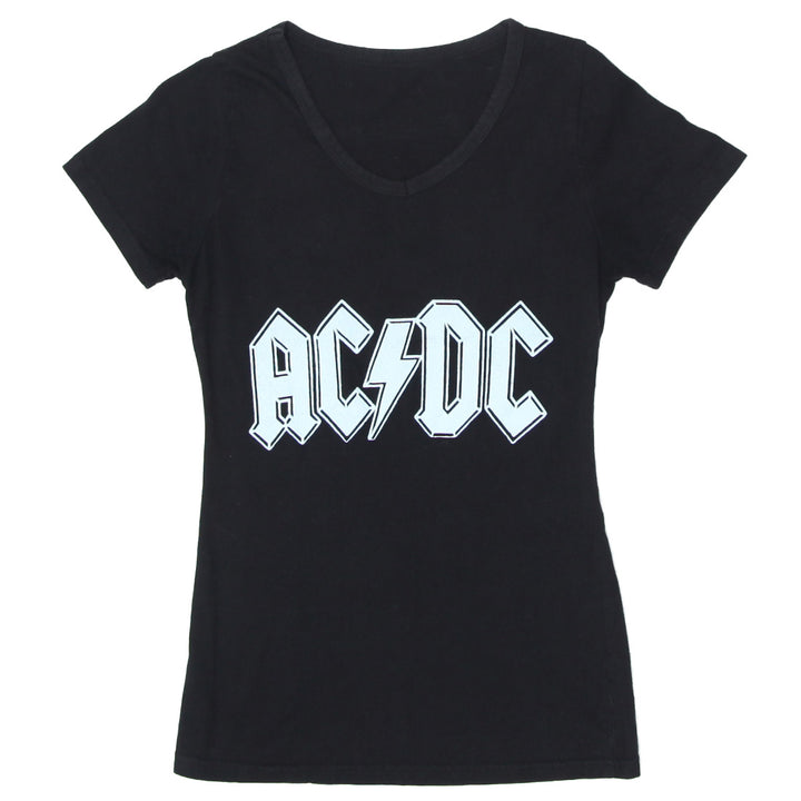 Ladies AC DC V-Neck T-Shirt