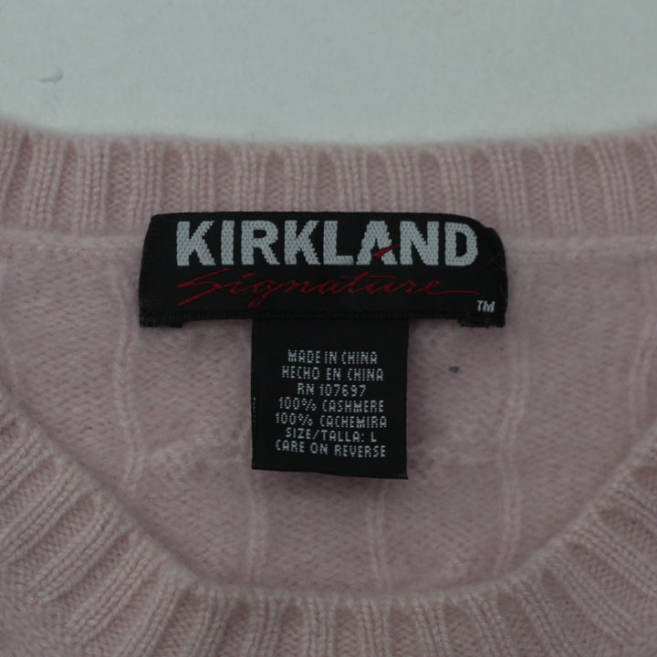 Ladies Kirkland 100% Long Sleeve Cashmere Sweater