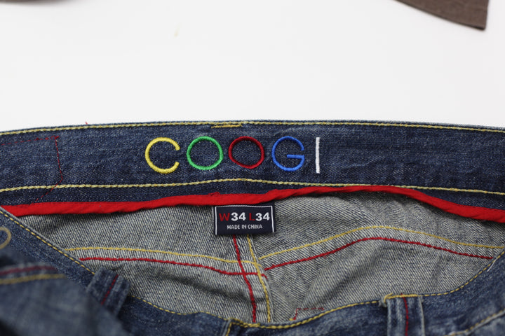 Vintage Embroidered Patch Coogi Straight Leg Jeans