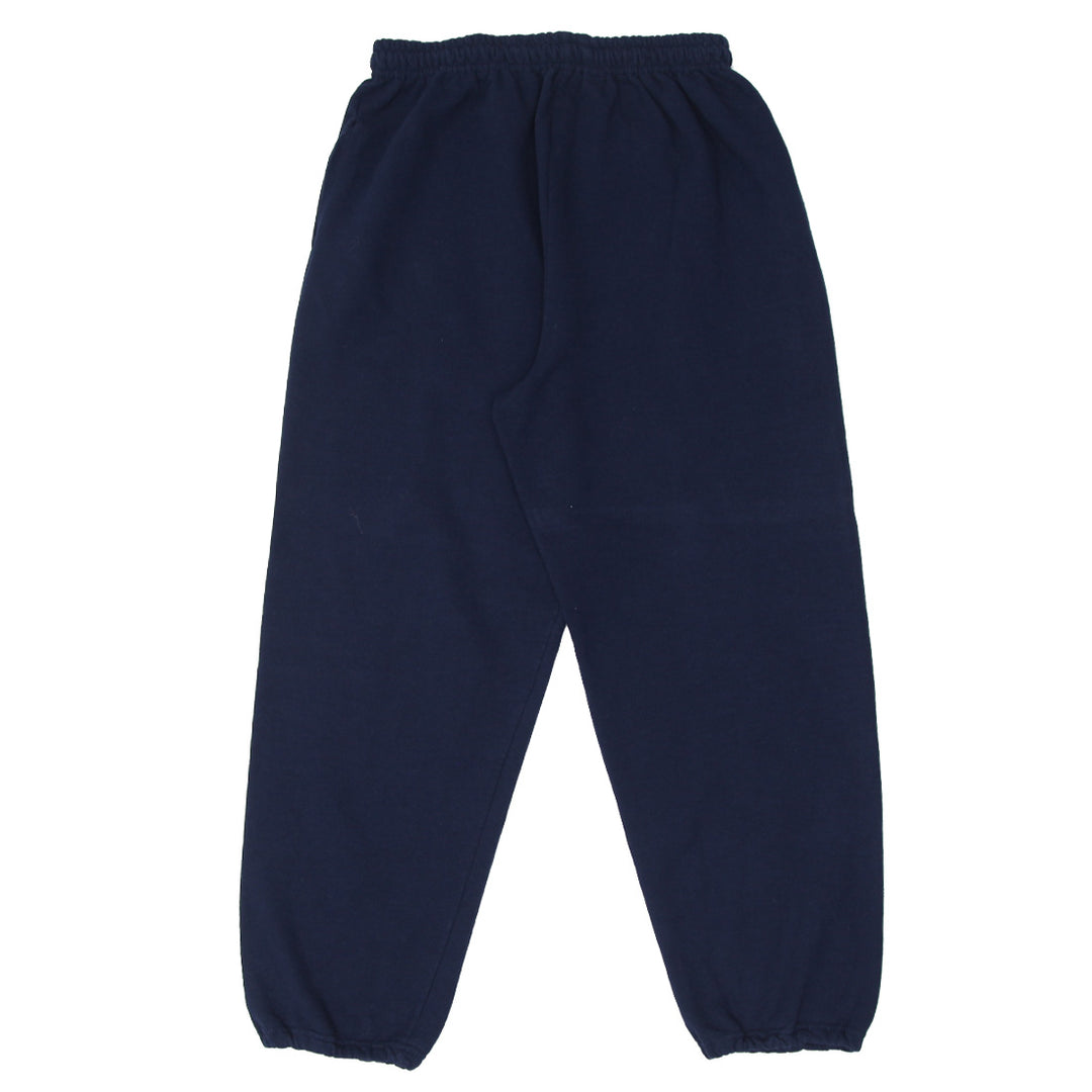 Mens Gildan Fleece Navy Sweatpants