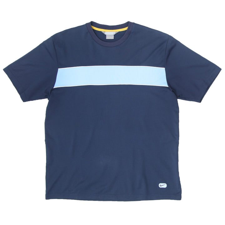 Mens Nike Single Stripe Navy T-Shirt