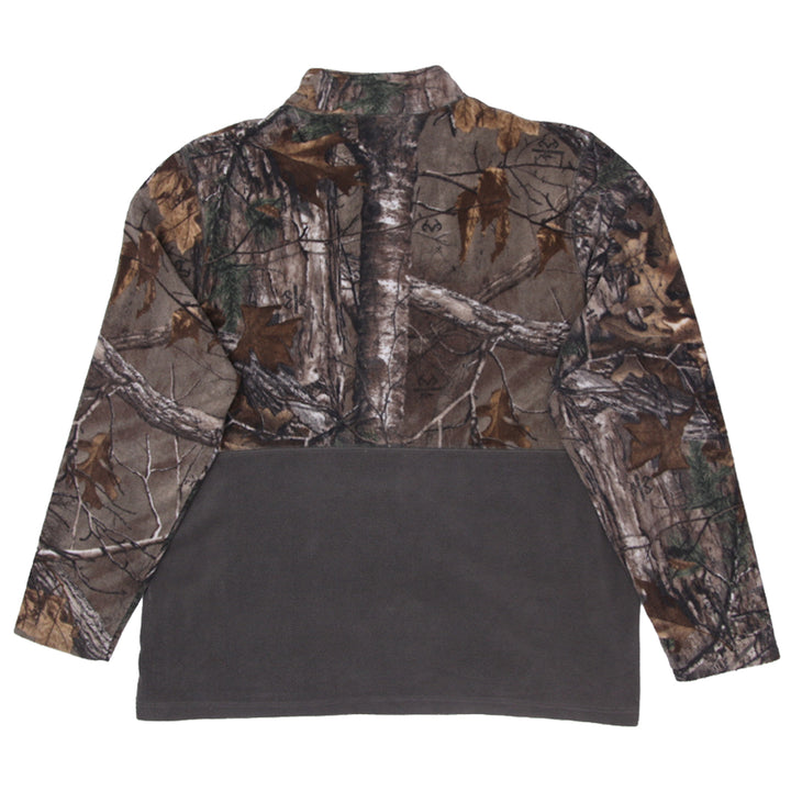 Mens Realtree Full Zip Fleece Jacket