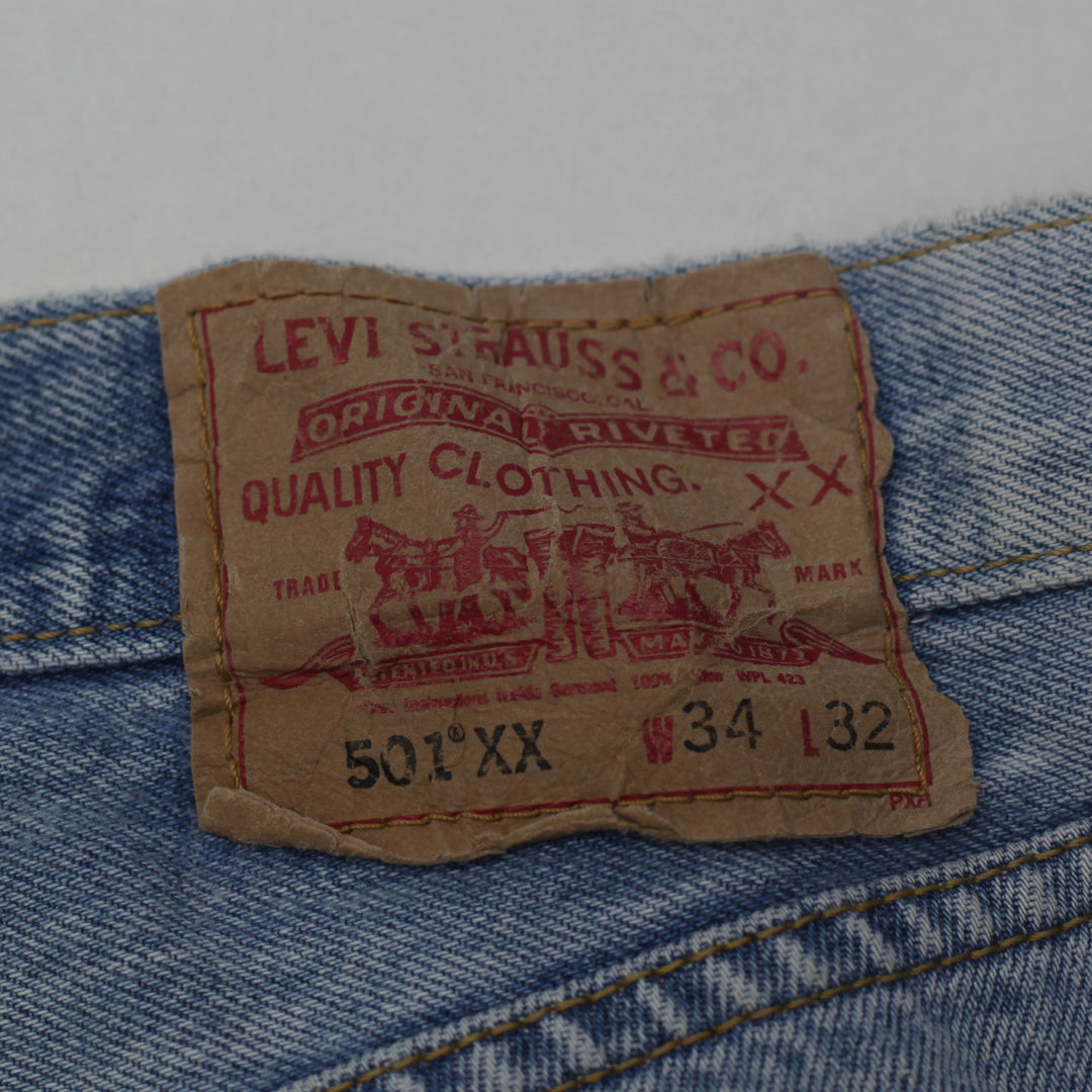 Vintage Levi’s 501 XX Jeans W34 L32 - Classic Straight Fit Denim