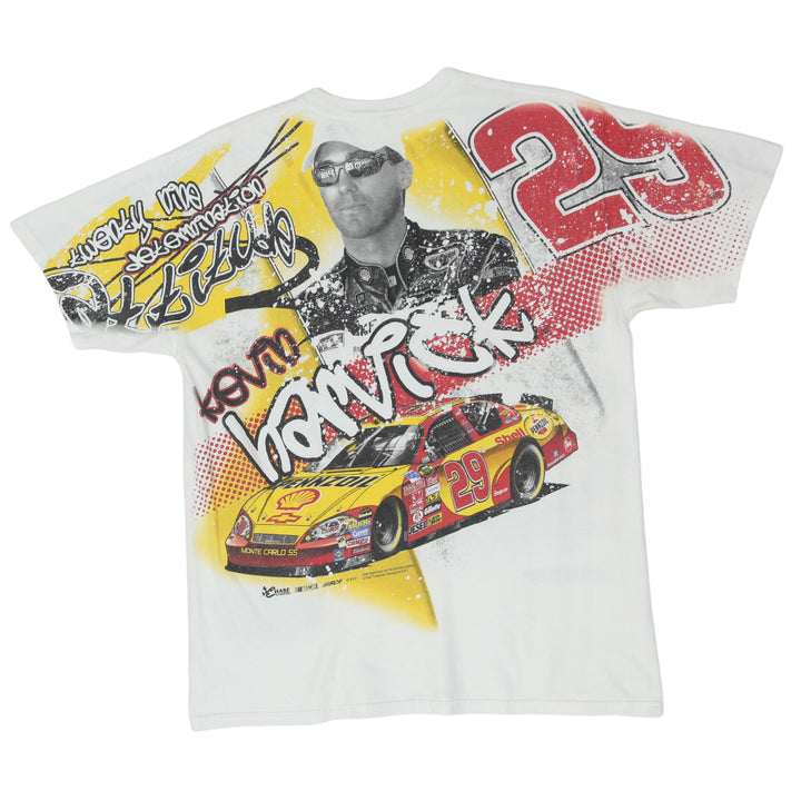 Vintage Kevin Harvick Nascar AOP Racing T-Shirt L