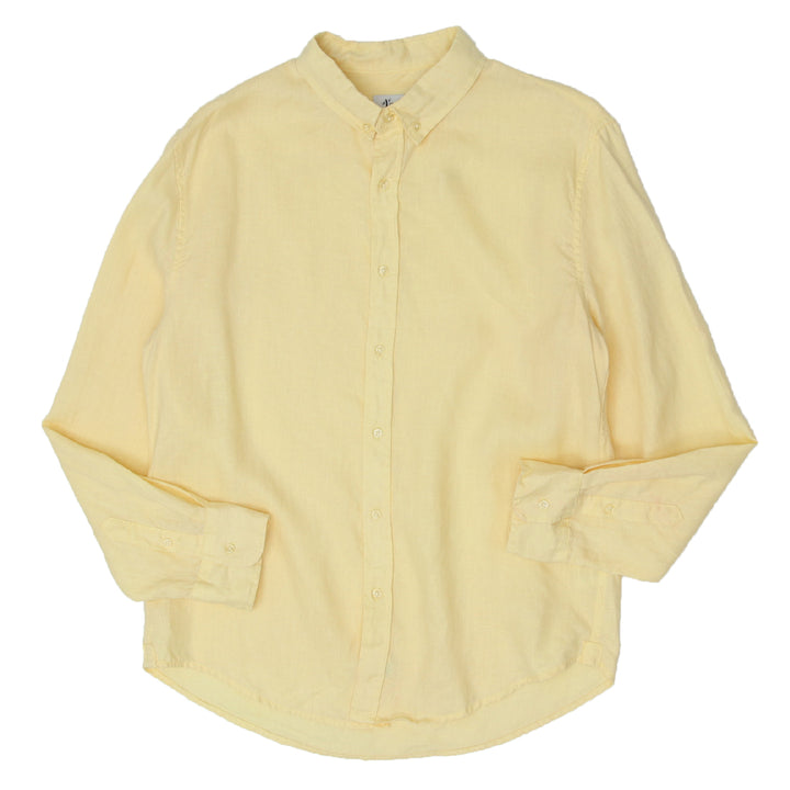 Mens Vacay Long Sleeve Linen Shirt