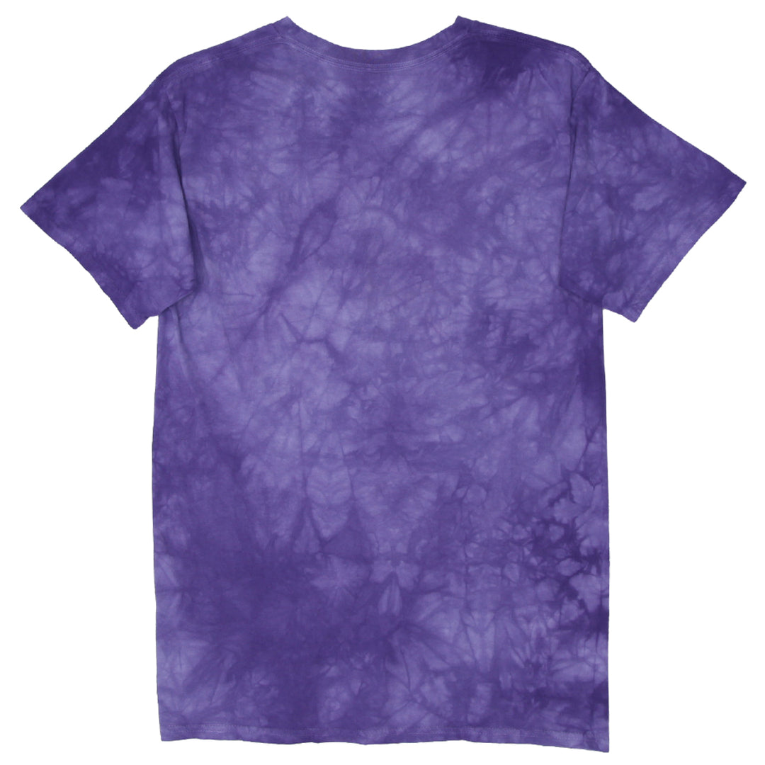 Mens The Mountain Wolves Purple Tie Dye T-Shirt