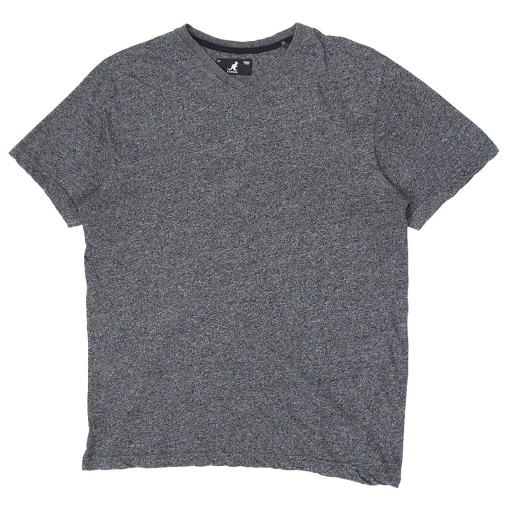 Mens Kangol Gray V-Neck T-Shirt