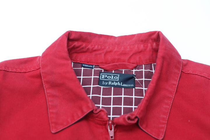 Vintage Polo by Ralph Lauren Harrington Jacket Red