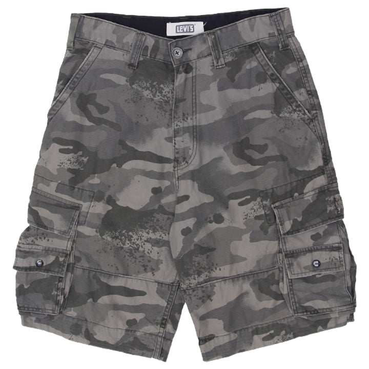 Mens Levi Strauss Camouflage Cargo Shorts