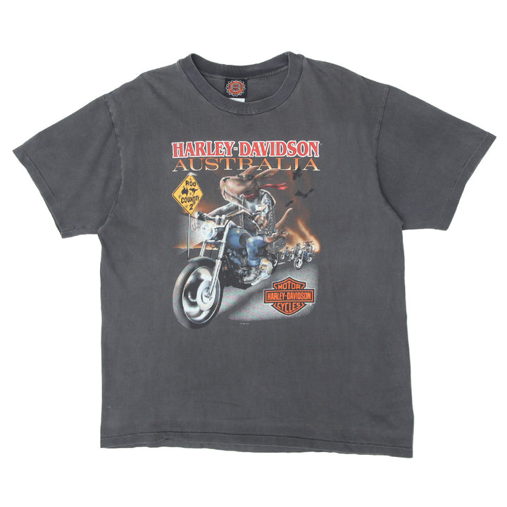 Vintage 1997 Harley Davidson Kangaroo Ride By Acme Australia T-Shirt