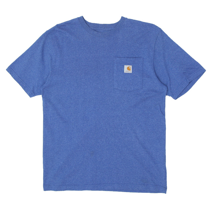 Mens Carhartt Loose Fit Pocket T-Shirt Blue