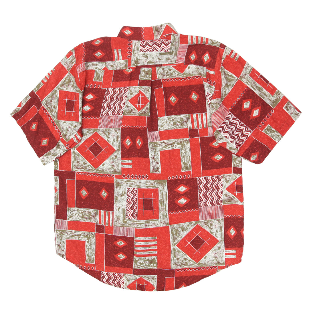 Mens Euro Chic Printed Short Sleeve Shirt