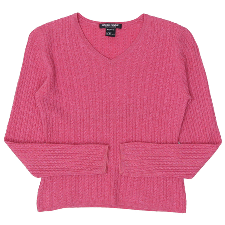 Ladies Mariele Waithe 100 % Cashmere V-Neck Sweater