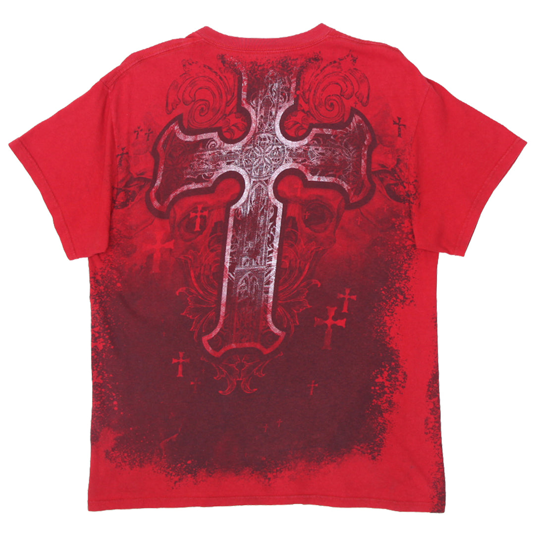 Mens Y2K MMA Elite Cross AOP Graphic T-Shirt