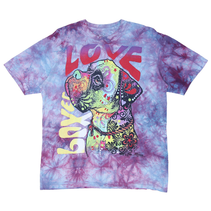 Mens The Mountain Dean Russo Love Boxer Tie Dye T-Shirt