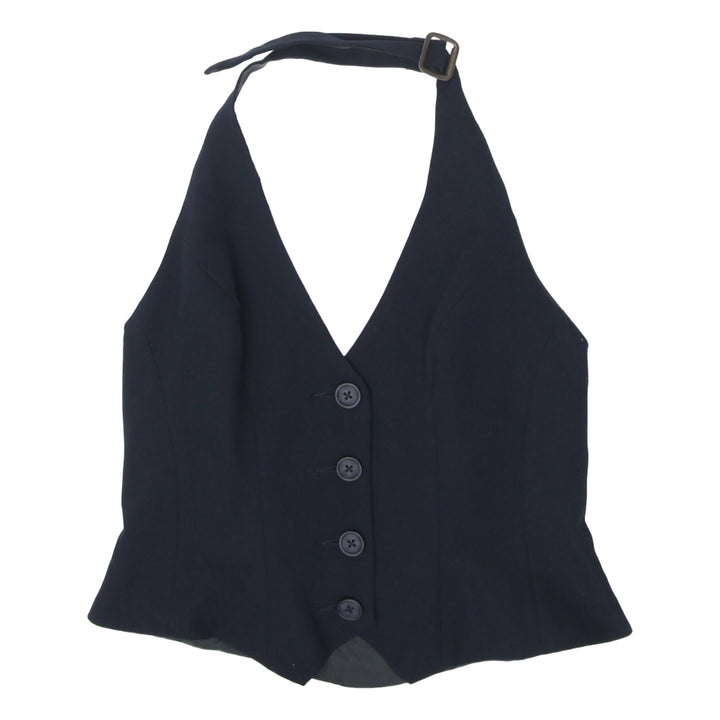 Y2K Ladies Device Halter Waistcoat Vest