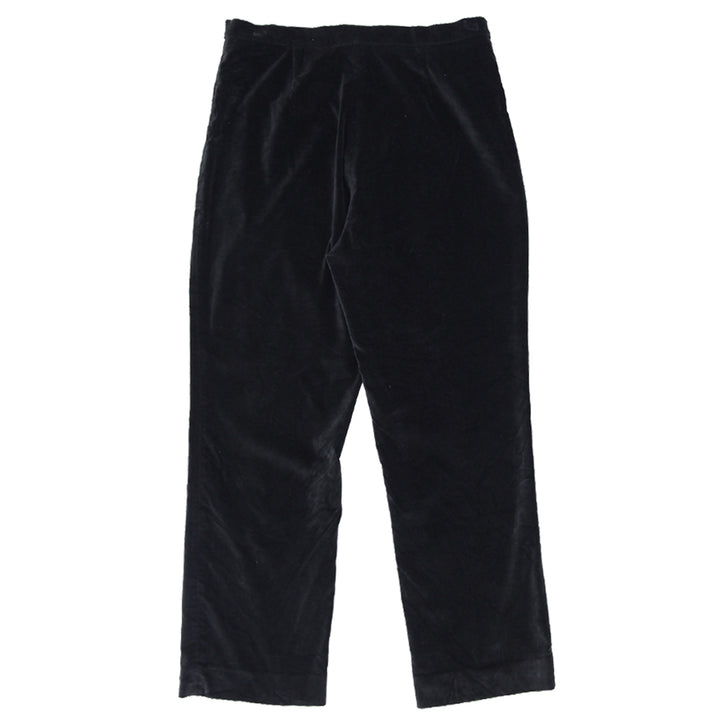 Ladies Ralph Lauren Black Velour Pants