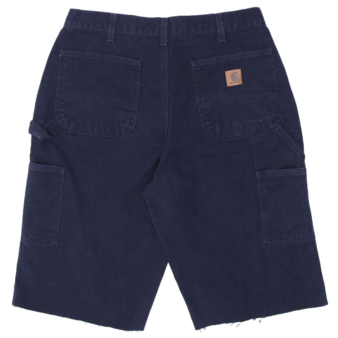 Mens Carhartt Customized Carpenter Shorts Navy Blue