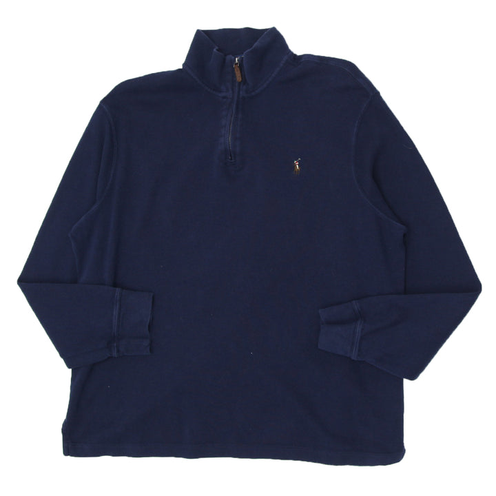 Mens Polo Ralph Lauren Estate Rib Quarter Zip Sweater