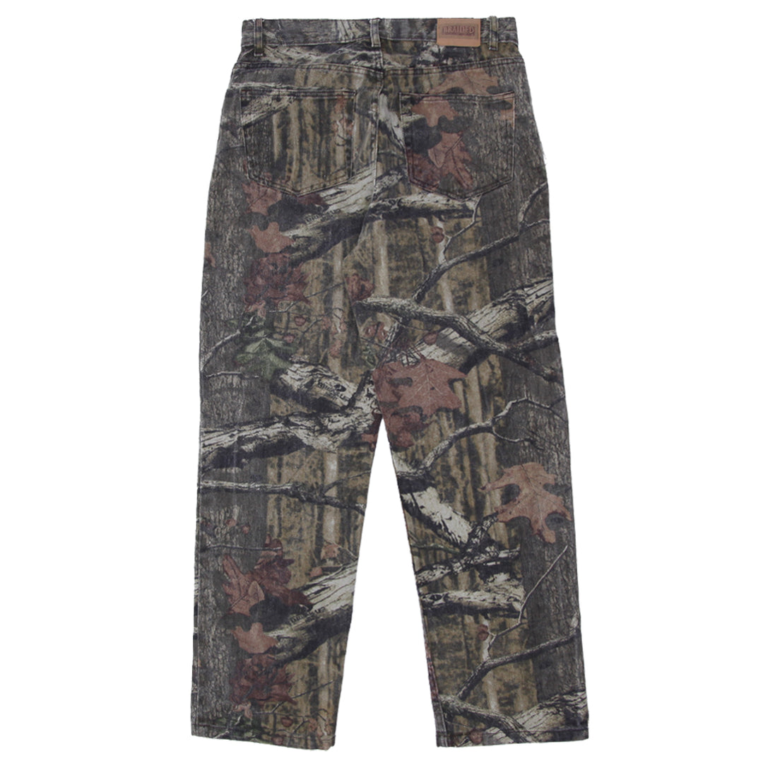 Mens Braided River Forest Camo Pants