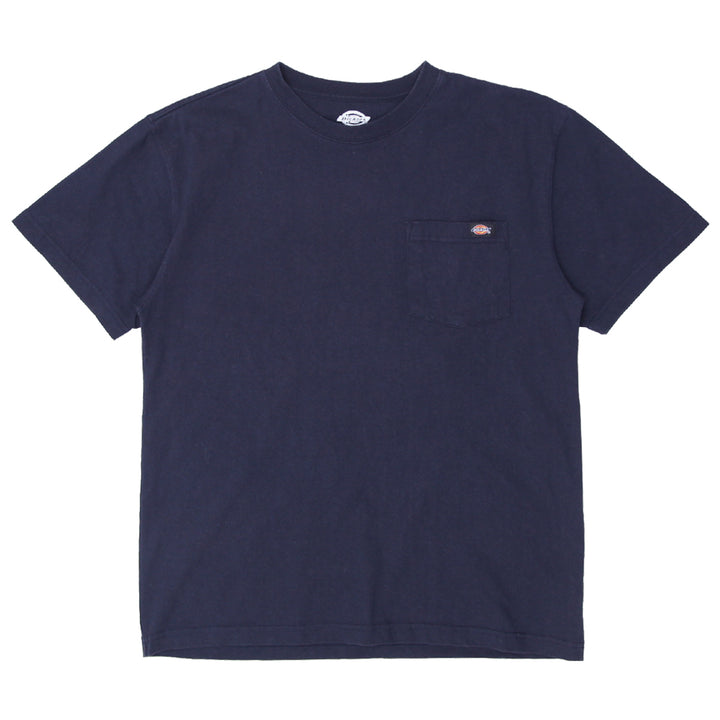 Mens Dickies Pocket T-Shirt Navy Blue