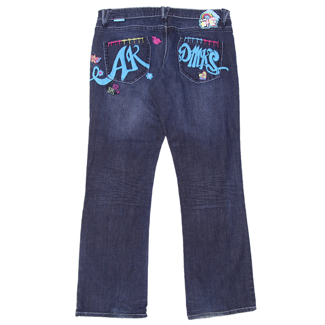 Y2K Akademiks Embroidered Low Rise Jeans