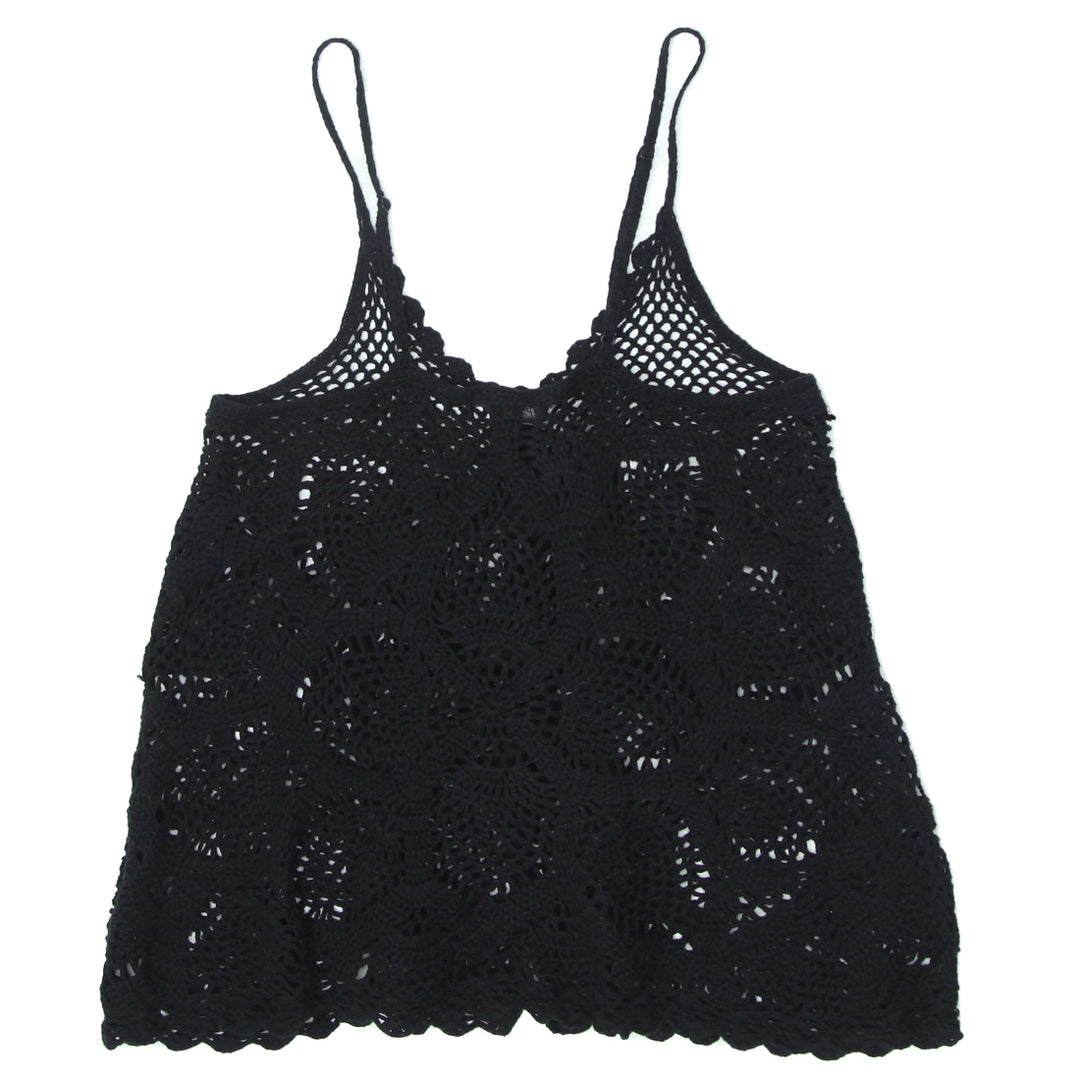 Ladies Guess Strappy Crochet Top